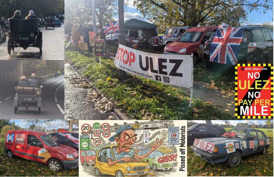 Anti ULEZ supporting the L2B run